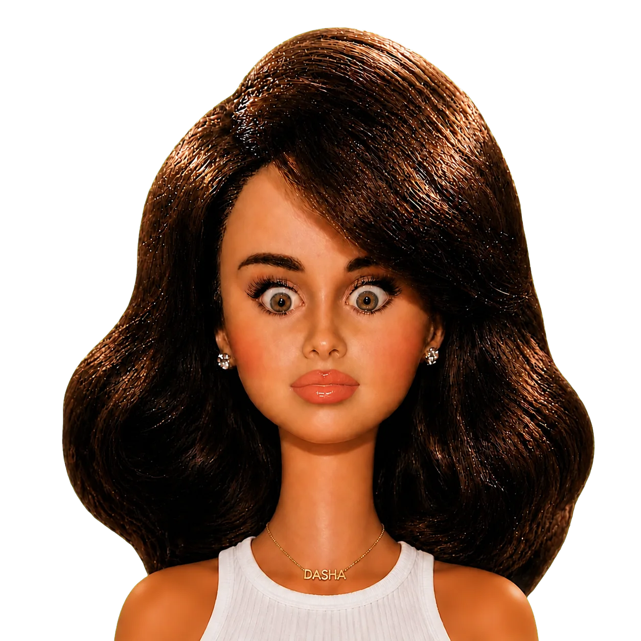 Custom Barbie portrait of Darya Belanovskaya